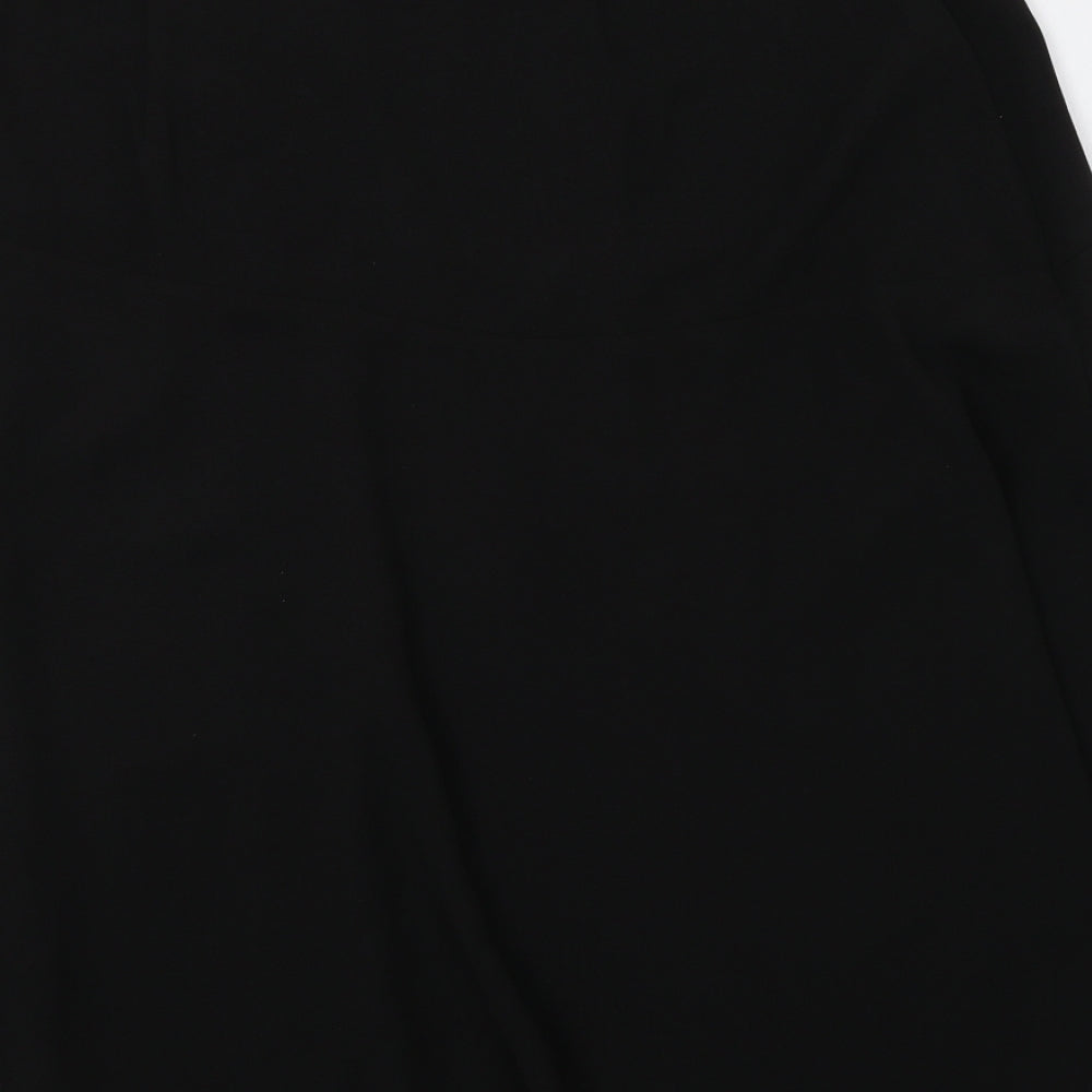 Papaya Womens Black   Flare Skirt Size 18