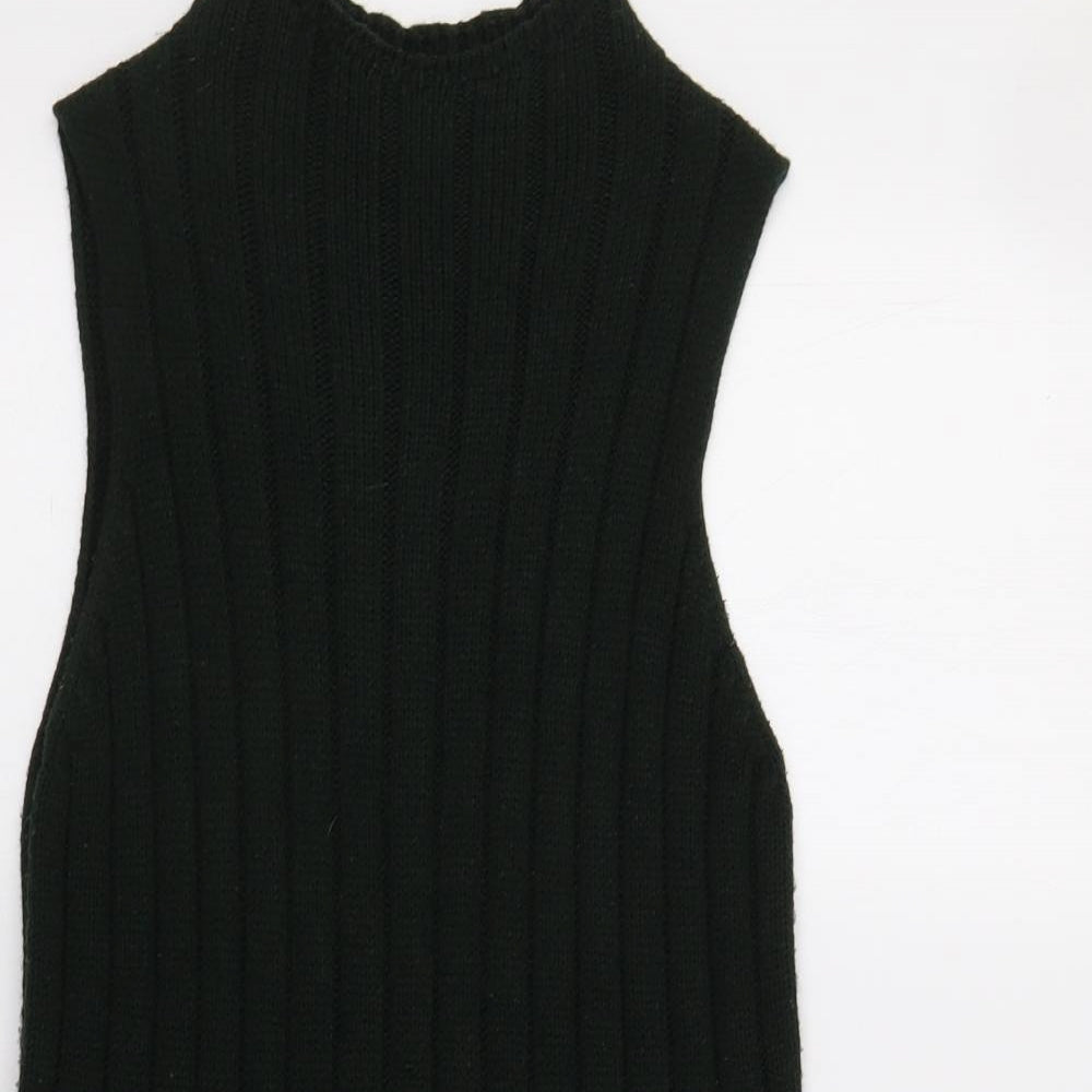 TU Womens Green  Knit Jumper Dress  Size 10