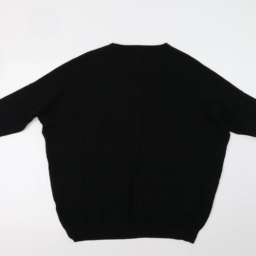 Preworn Womens Black   Pullover Jumper Size XL