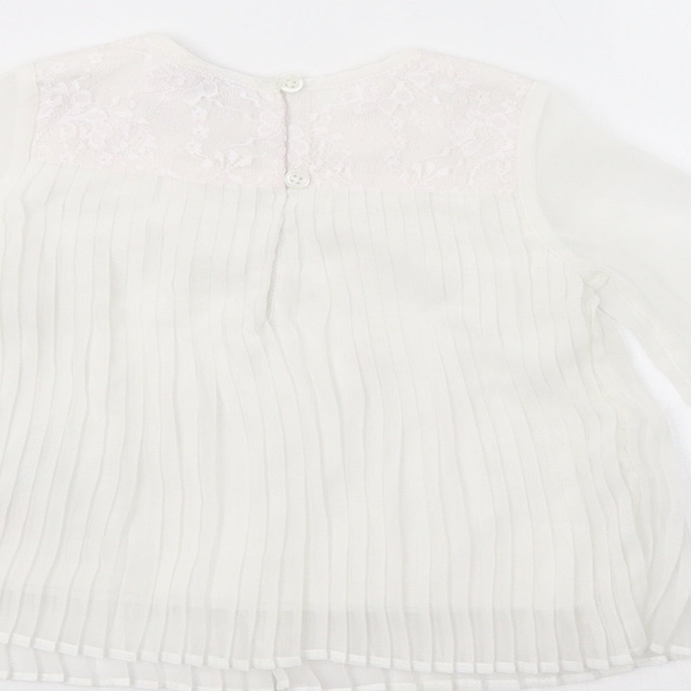 FC&F Baby White   Basic Blouse Size 3-6 Months