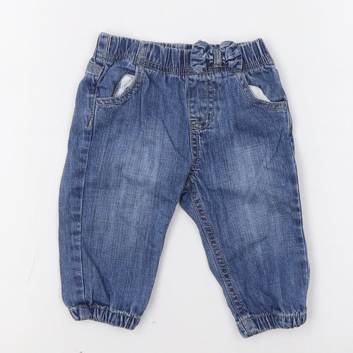 Mothercare Baby Blue   Jogger Jeans Size 3-6 Months