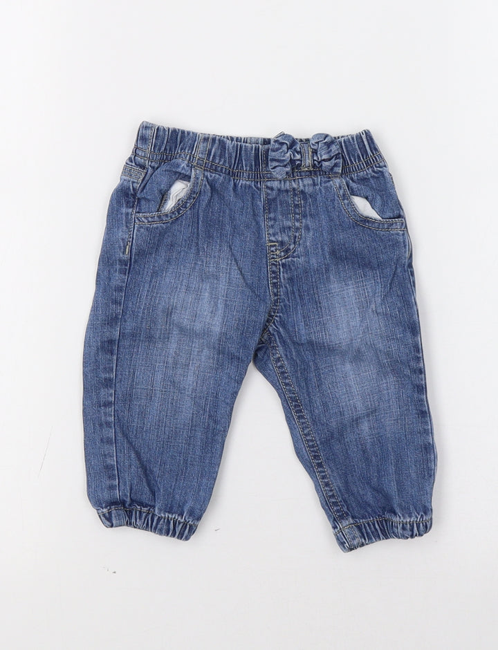 Mothercare Baby Blue   Jogger Jeans Size 3-6 Months