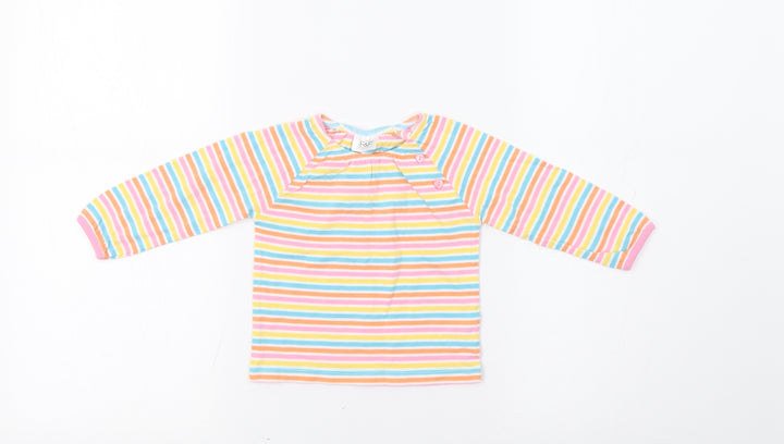 F&F Baby Multicoloured Striped  Basic T-Shirt Size 3-6 Months