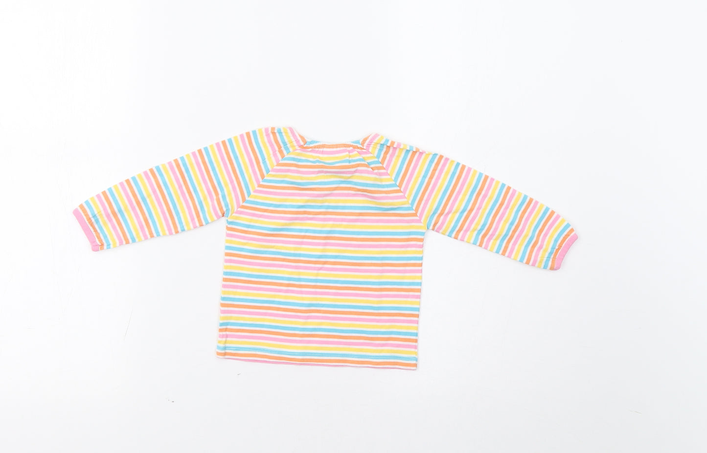 F&F Baby Multicoloured Striped  Basic T-Shirt Size 3-6 Months