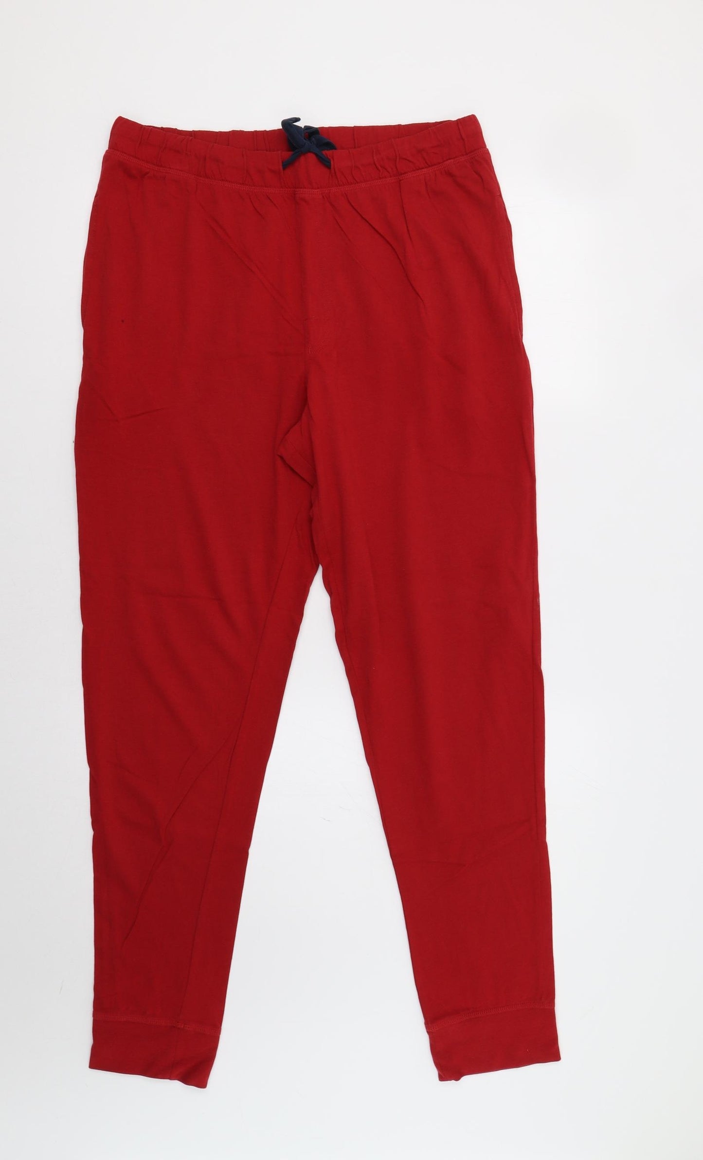 M&S Mens Red    Pyjama Pants Size L