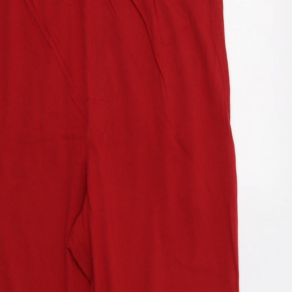 M&S Mens Red    Pyjama Pants Size L