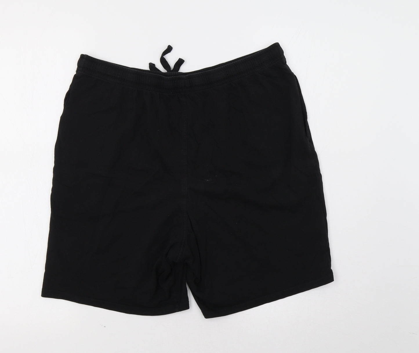 M&S Mens Black   Sweat Shorts Size L