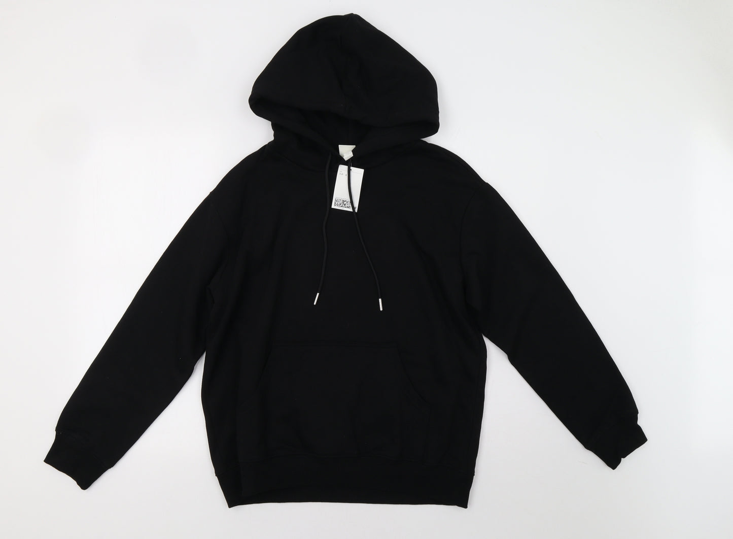 H&M Womens Black   Pullover Hoodie Size S