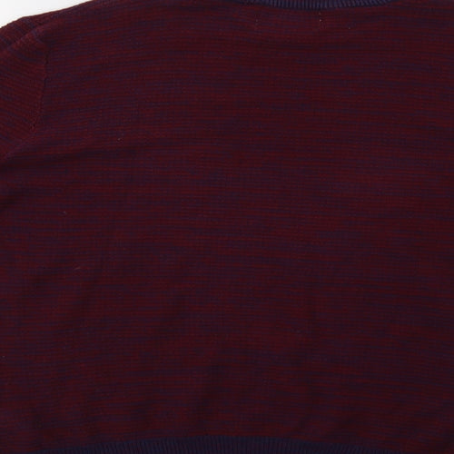 Topman Mens Red   Pullover Jumper Size M