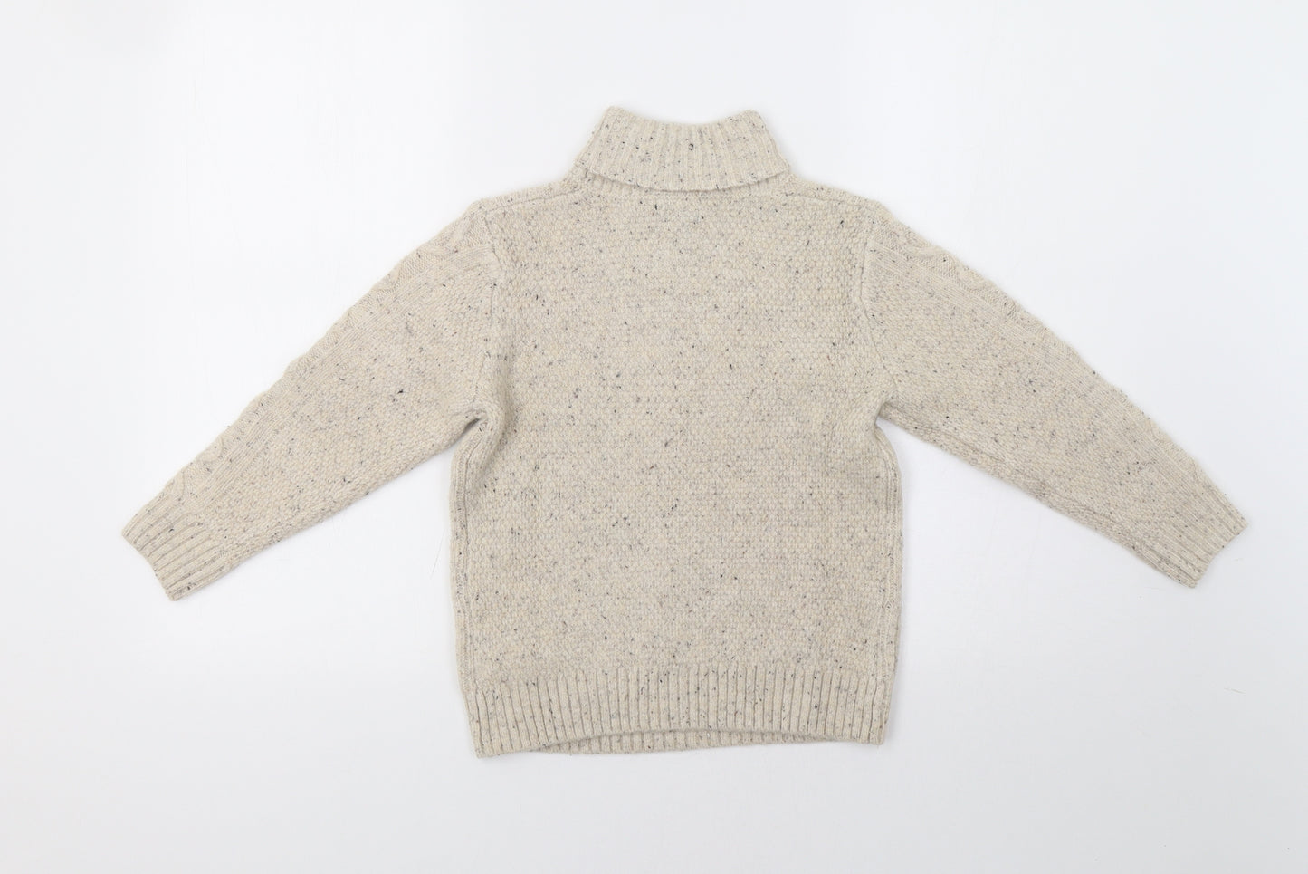 NEXT Boys Beige   Pullover Jumper Size 4-5 Years