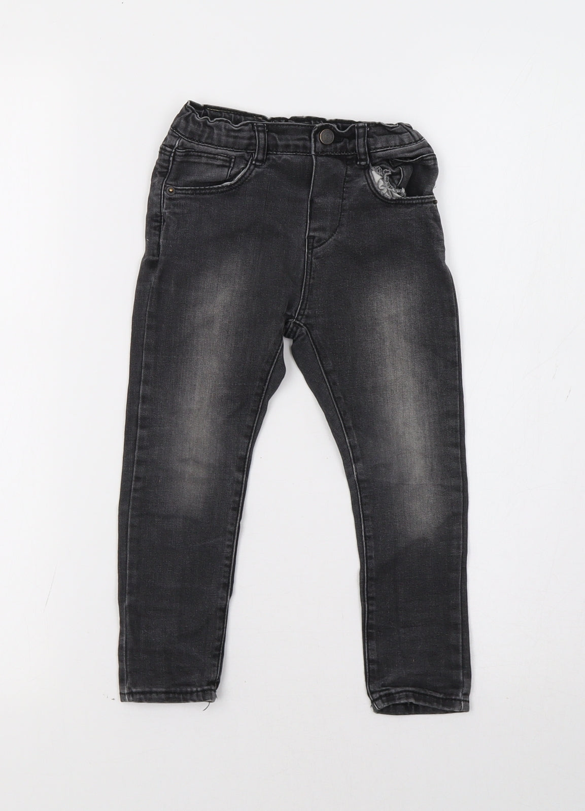 Zara Girls Black   Skinny Jeans Size 2-3 Years