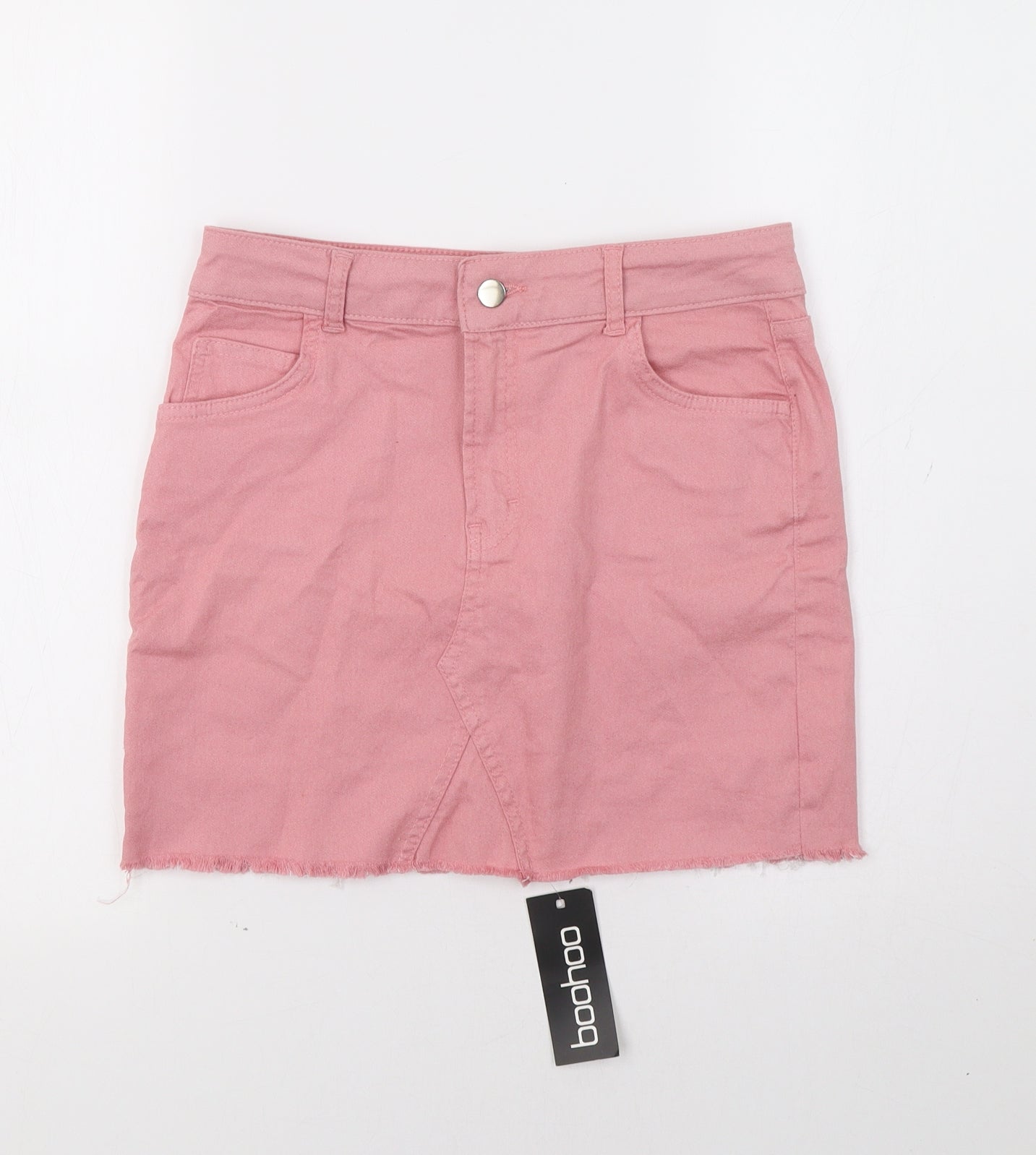 Boohoo Womens Pink   Mini Skirt Size 10