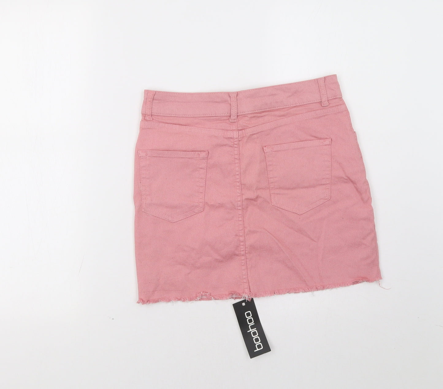 Boohoo Womens Pink   Mini Skirt Size 10