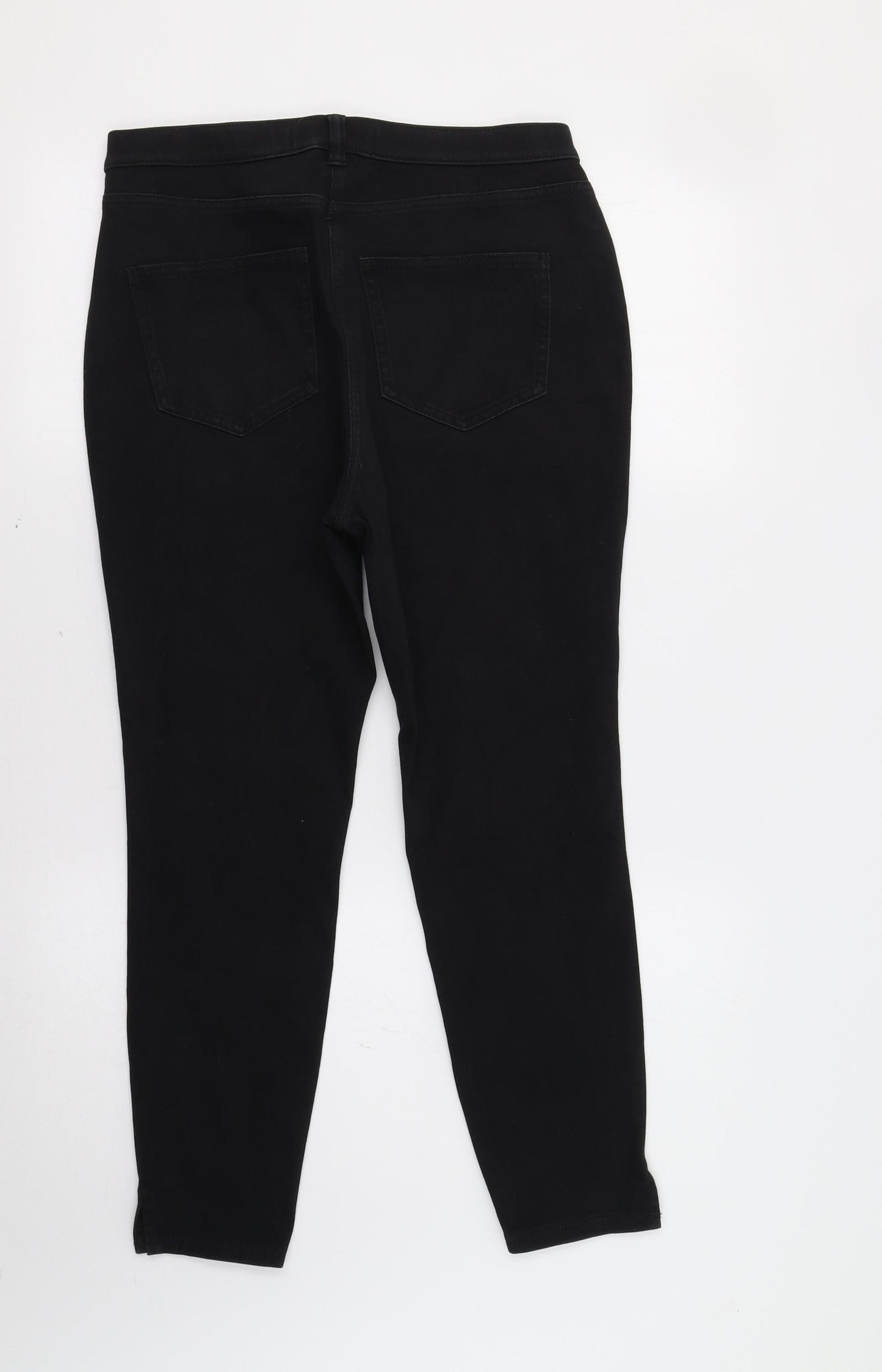 NEXT Womens Black   Cropped Jeans Size 12 L25 in