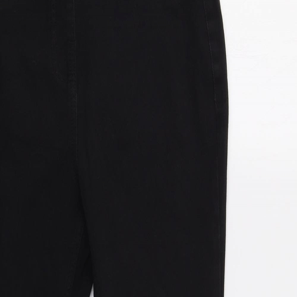 NEXT Womens Black   Cropped Jeans Size 12 L25 in