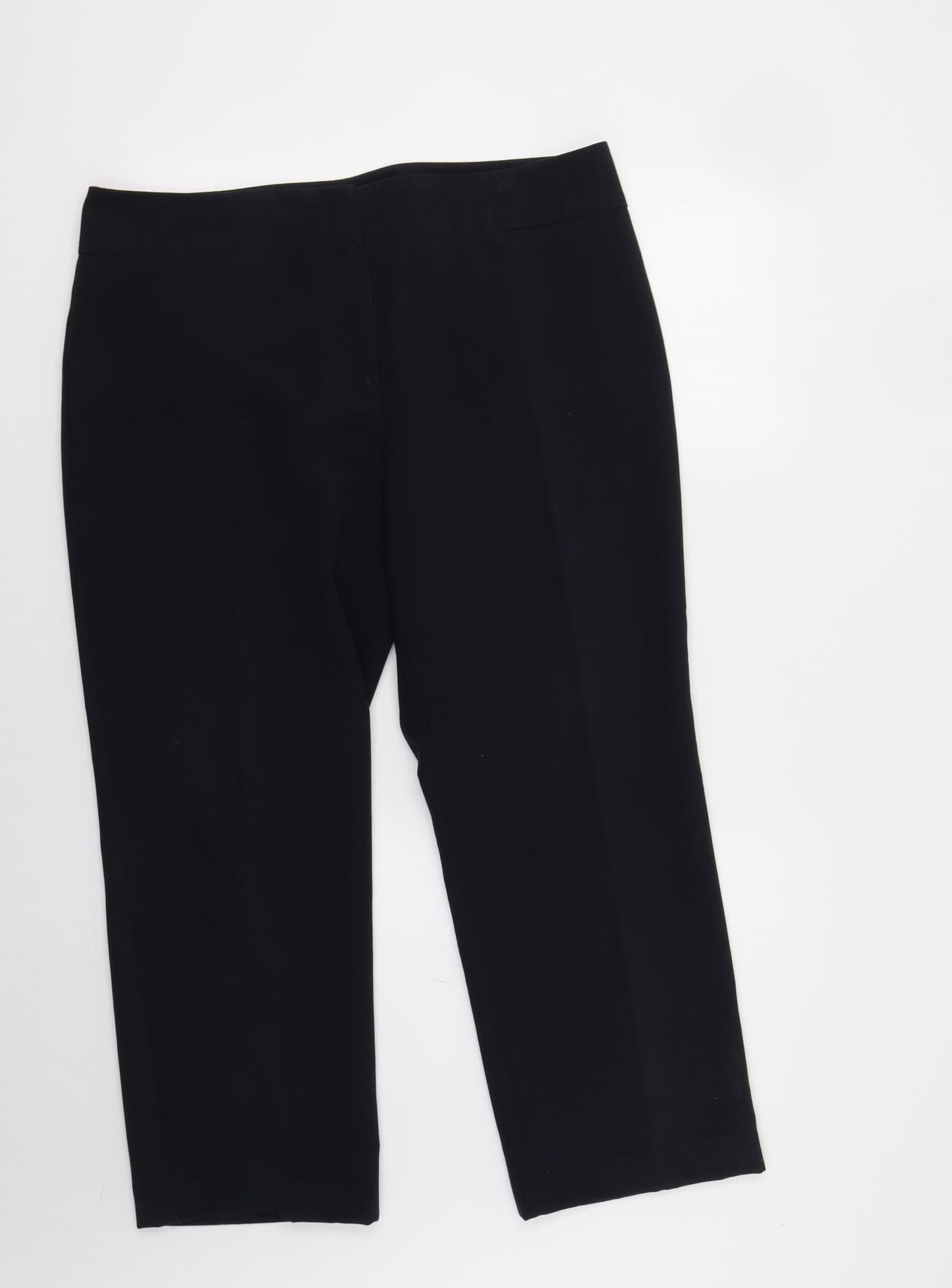 M&S Womens Blue   Dress Pants Trousers Size 16 L26 in