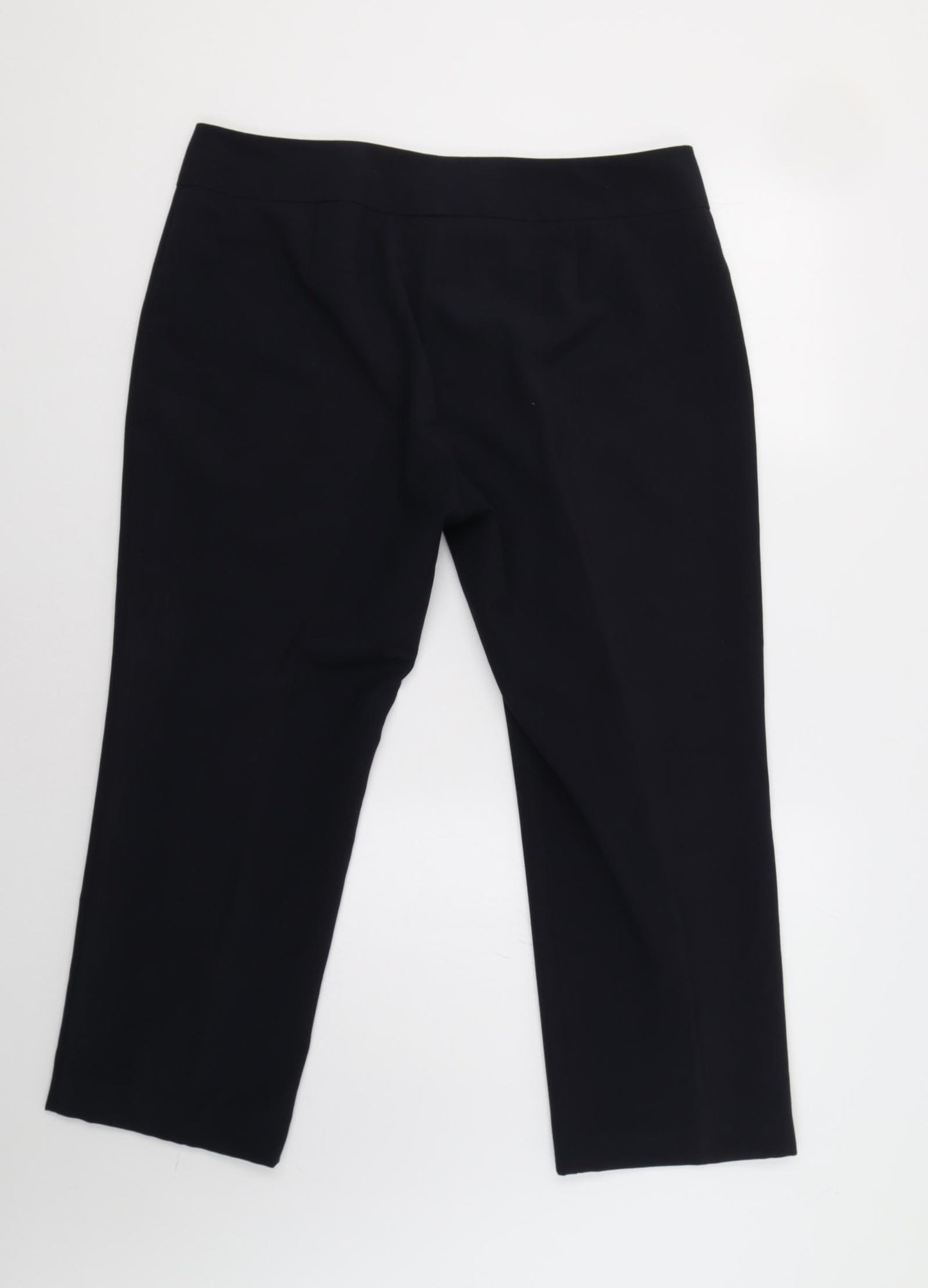 M&S Womens Blue   Dress Pants Trousers Size 16 L26 in