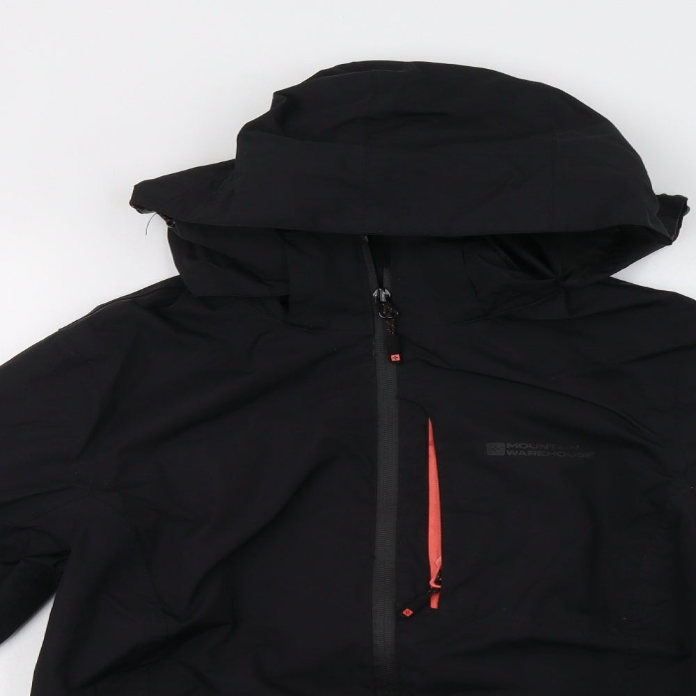 Mountain Warehouse Womens Black   Windbreaker Jacket Size 10