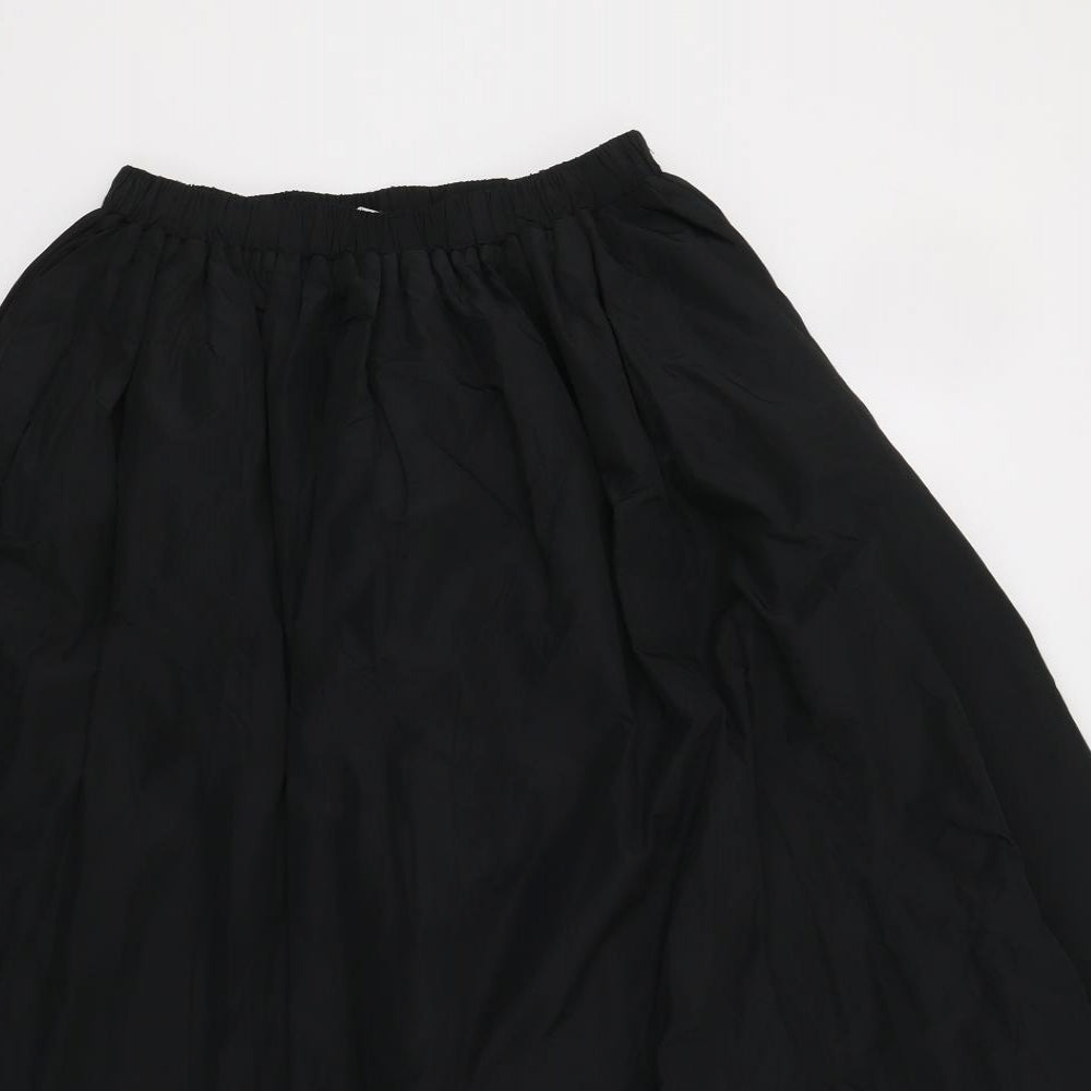 H&M Womens Black   Flare Skirt Size 12