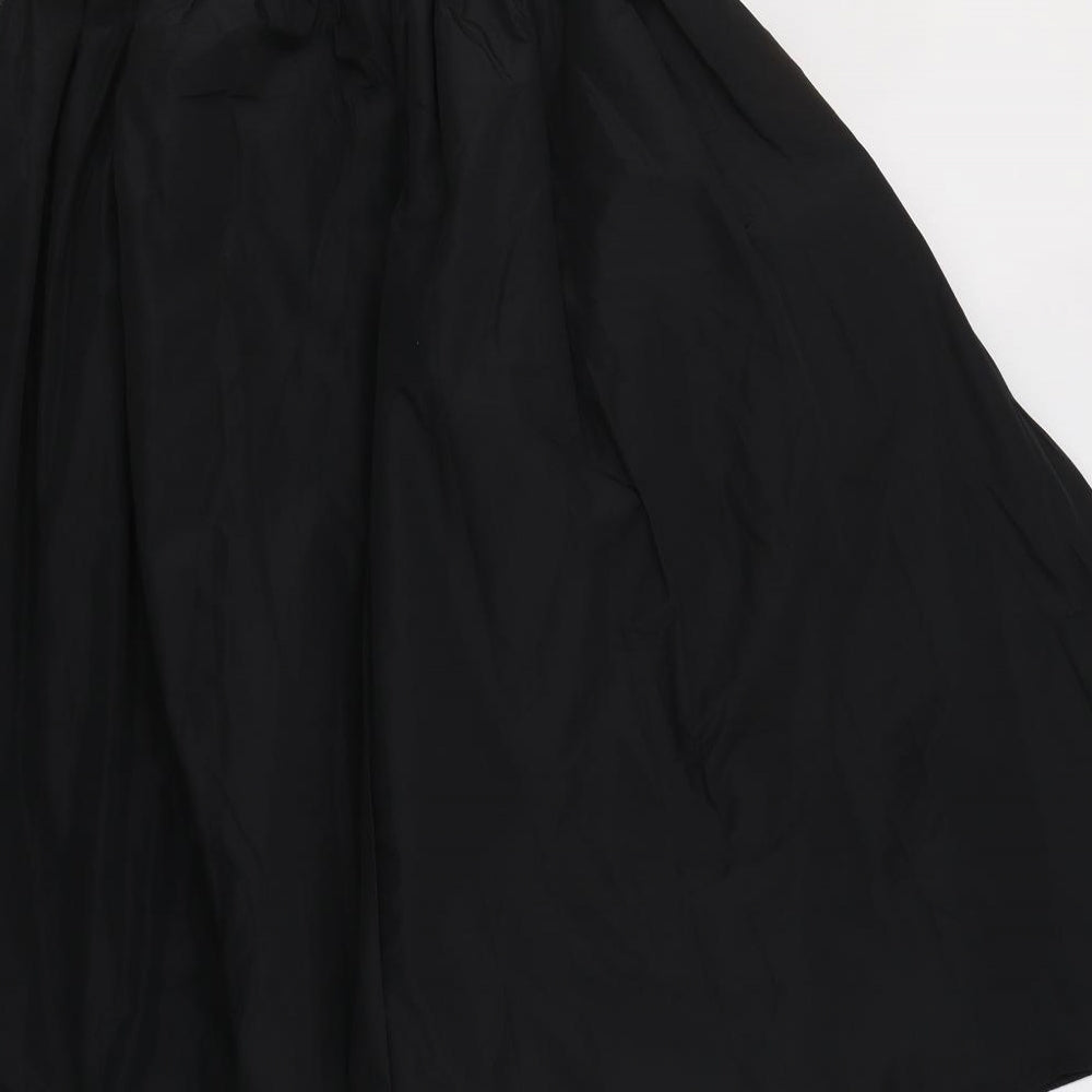 H&M Womens Black   Flare Skirt Size 12