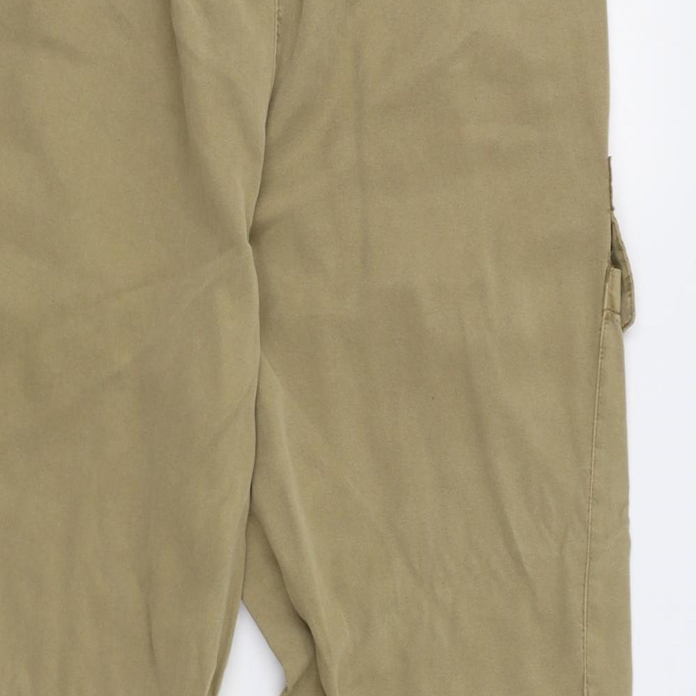 River Island Womens Green   Cargo Trousers Size 14 L28 in