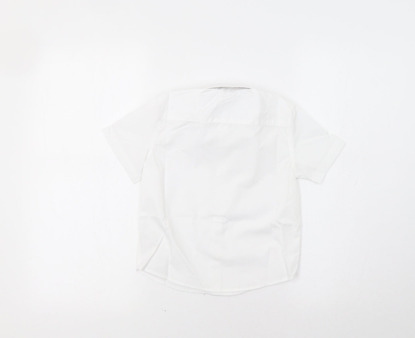 Lily & Dan Boys White   Basic Dress Shirt Size 4-5 Years