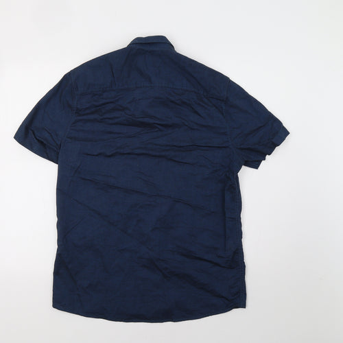Burton Mens Blue    Button-Up Size M