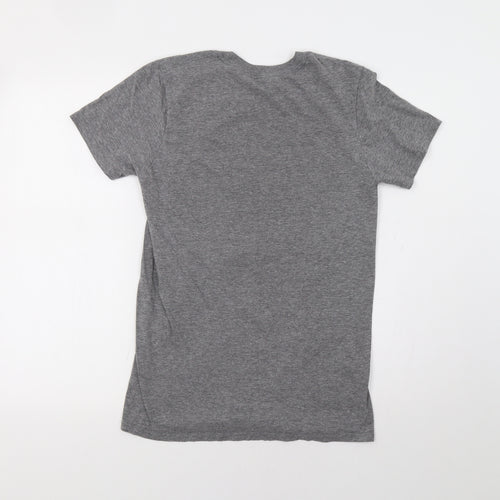 Gildan Womens Grey   Basic T-Shirt Size S  - Car