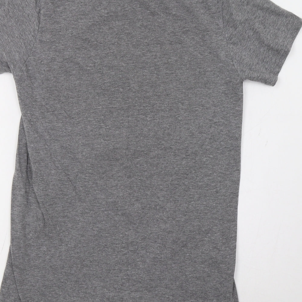 Gildan Womens Grey   Basic T-Shirt Size S  - Car