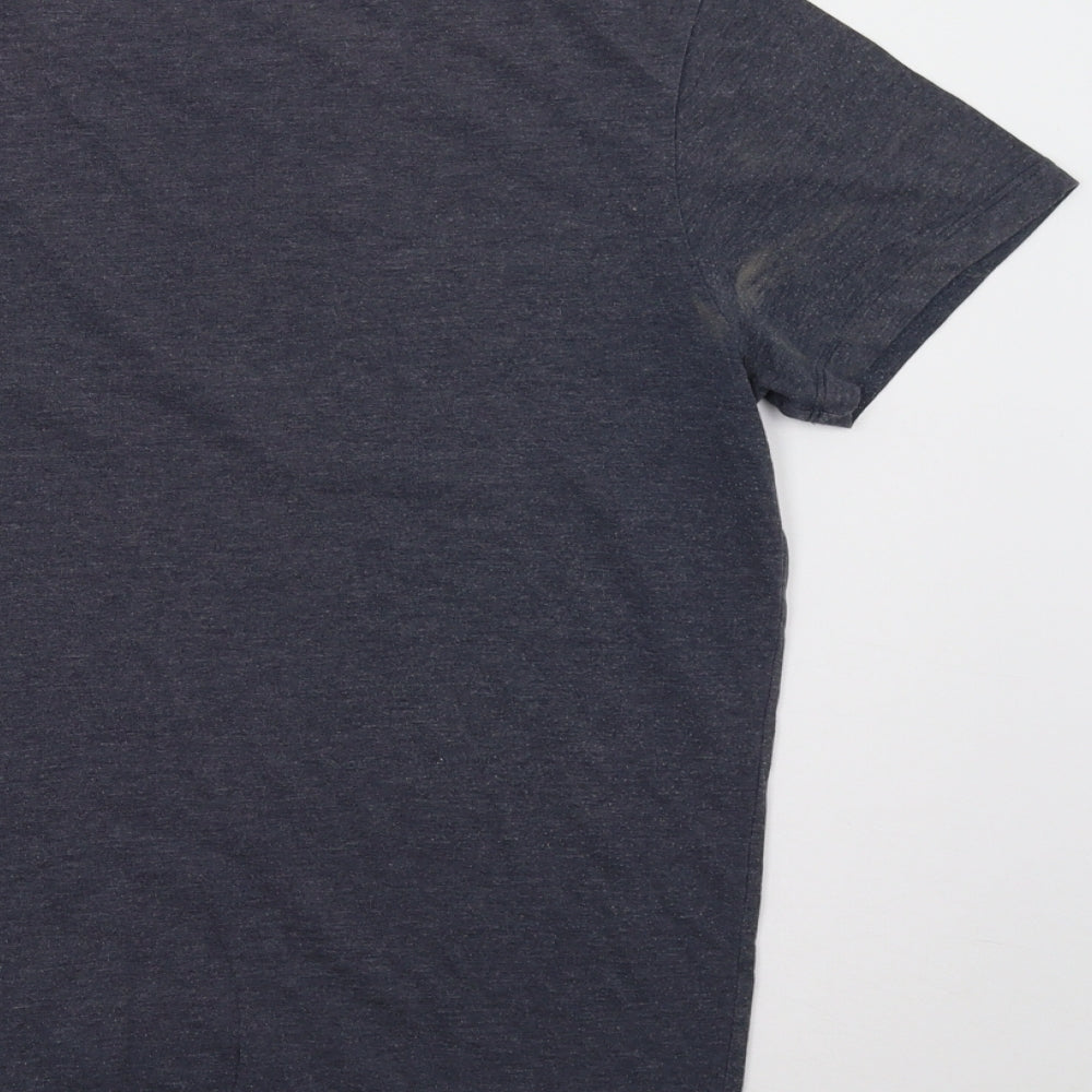 JACK & JONES Mens Grey    T-Shirt Size M