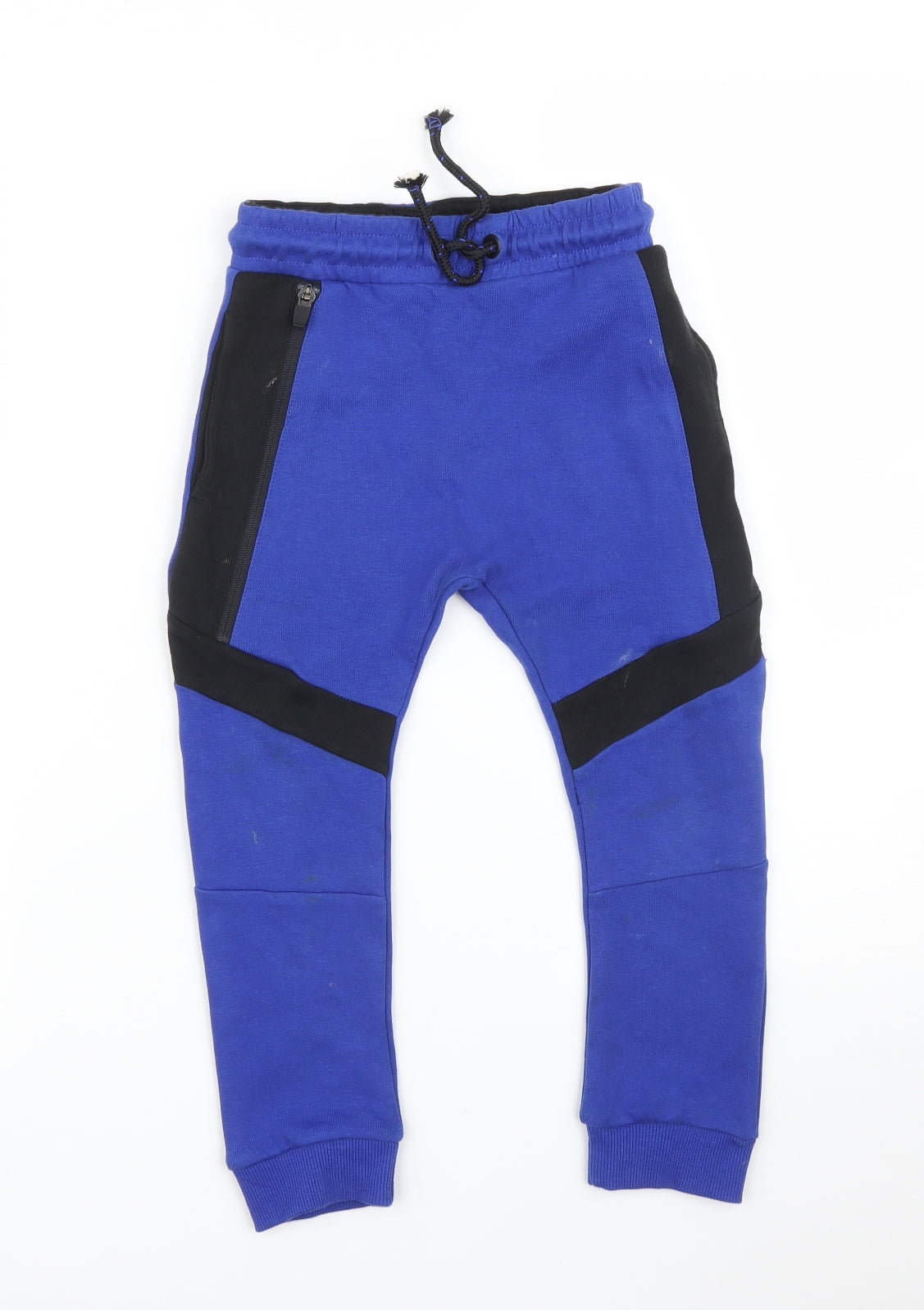 George Boys Blue   Jogger Trousers Size 4-5 Years