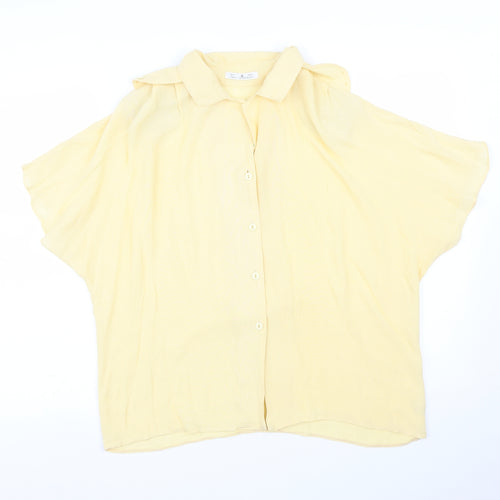 PAUL SEPERATES Womens Yellow   Basic Blouse Size 14