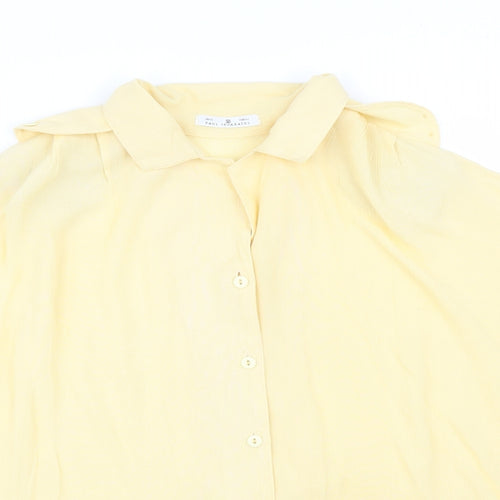 PAUL SEPERATES Womens Yellow   Basic Blouse Size 14