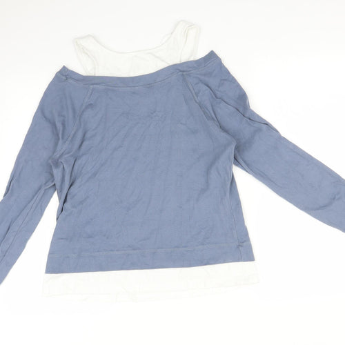 Rainbow Womens Blue   Basic T-Shirt Size L