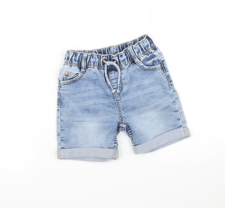 Nutmeg Girls Blue   Paperbag Shorts Size 3-4 Years