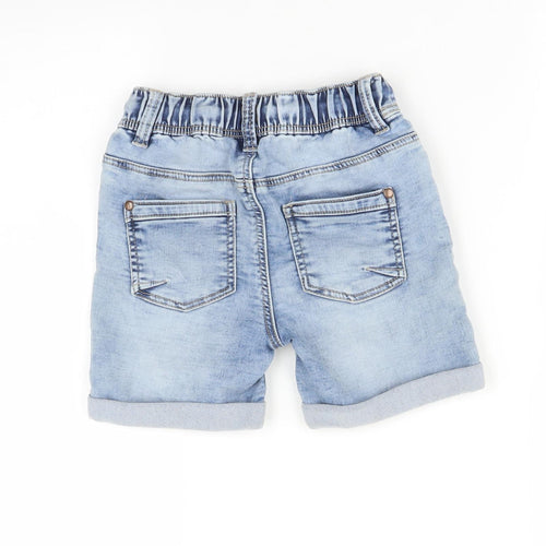 Nutmeg Girls Blue   Paperbag Shorts Size 3-4 Years
