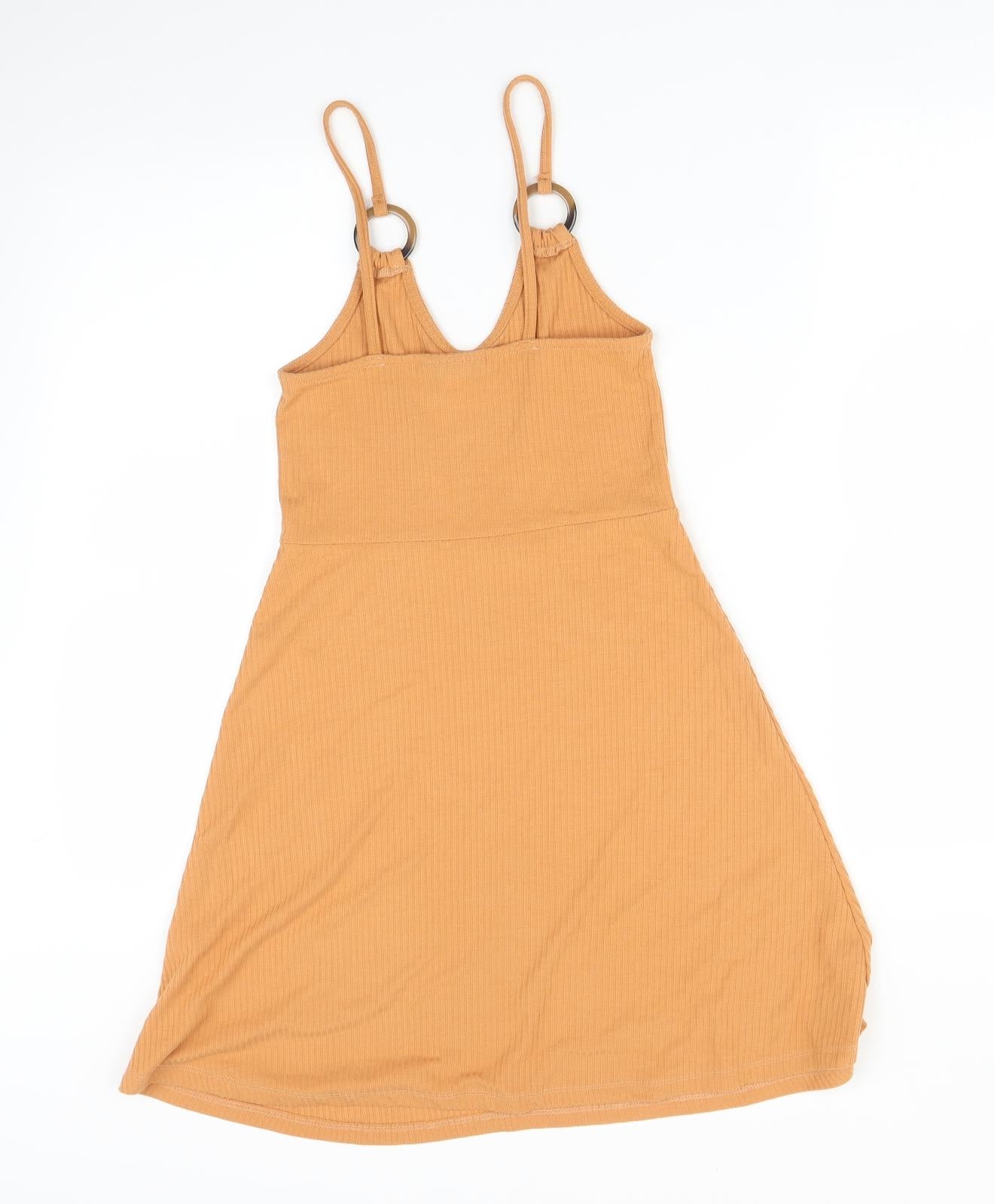 Topshop Womens Orange   A-Line  Size 6