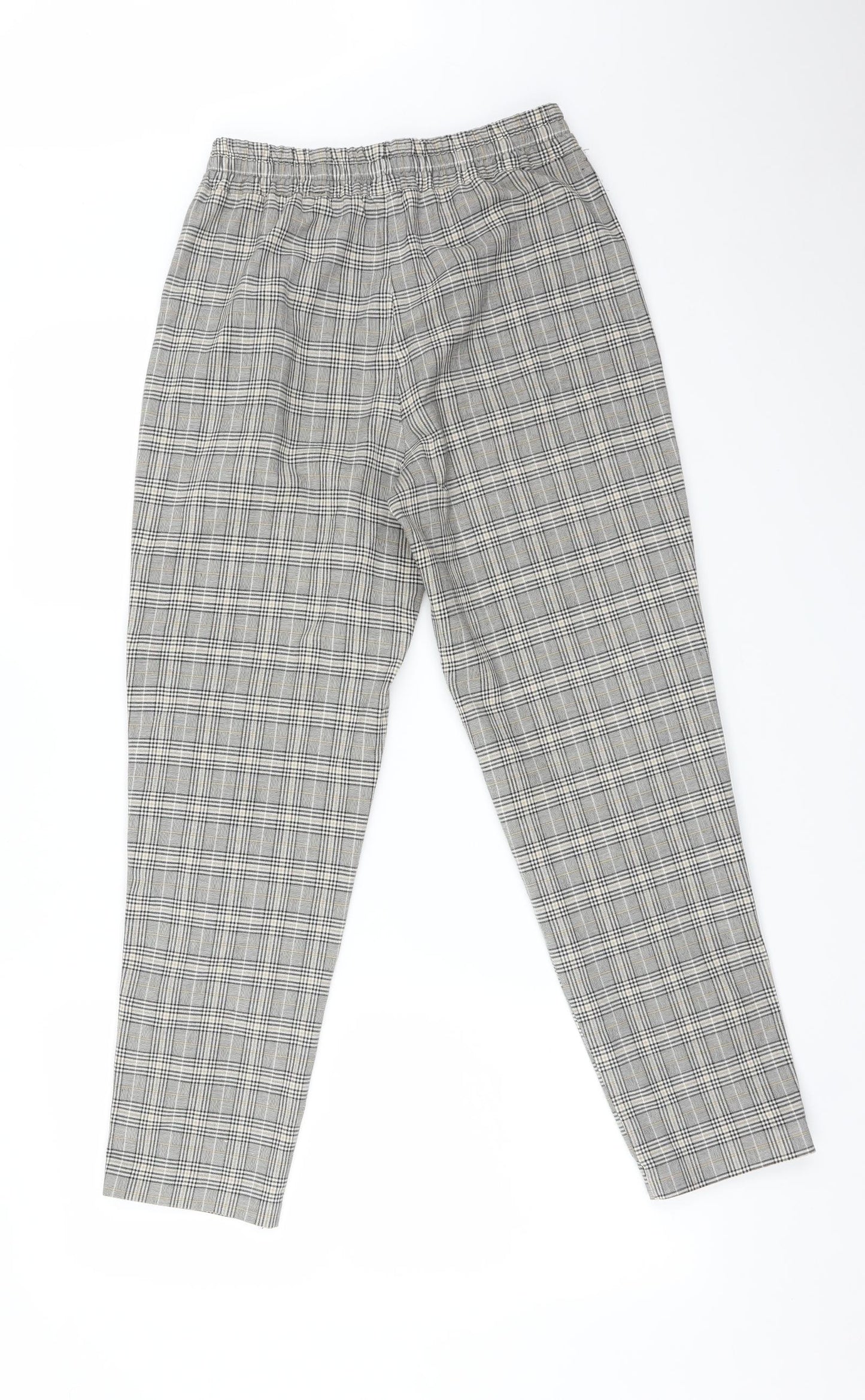Zara Womens Multicoloured Check  Trousers  Size S L26 in