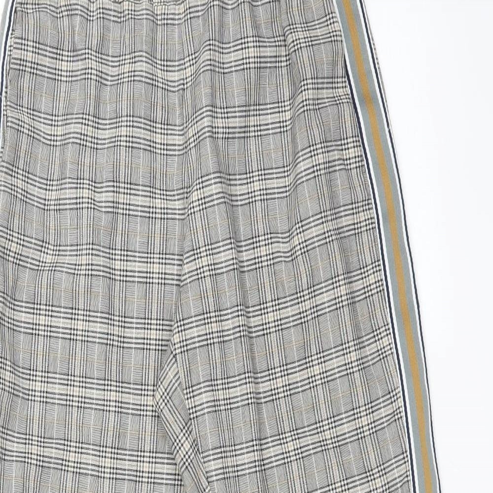 Zara Womens Multicoloured Check  Trousers  Size S L26 in