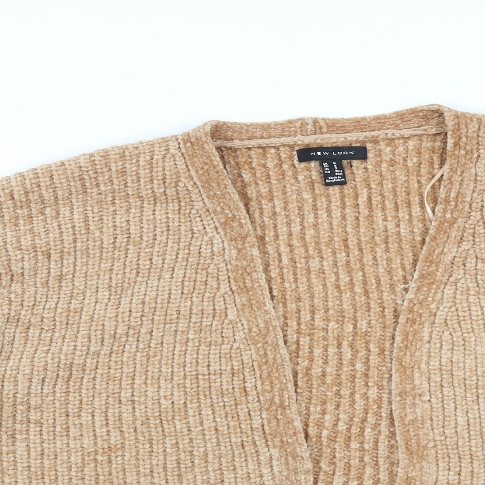 New Look Womens Brown   Cardigan Jumper Size S