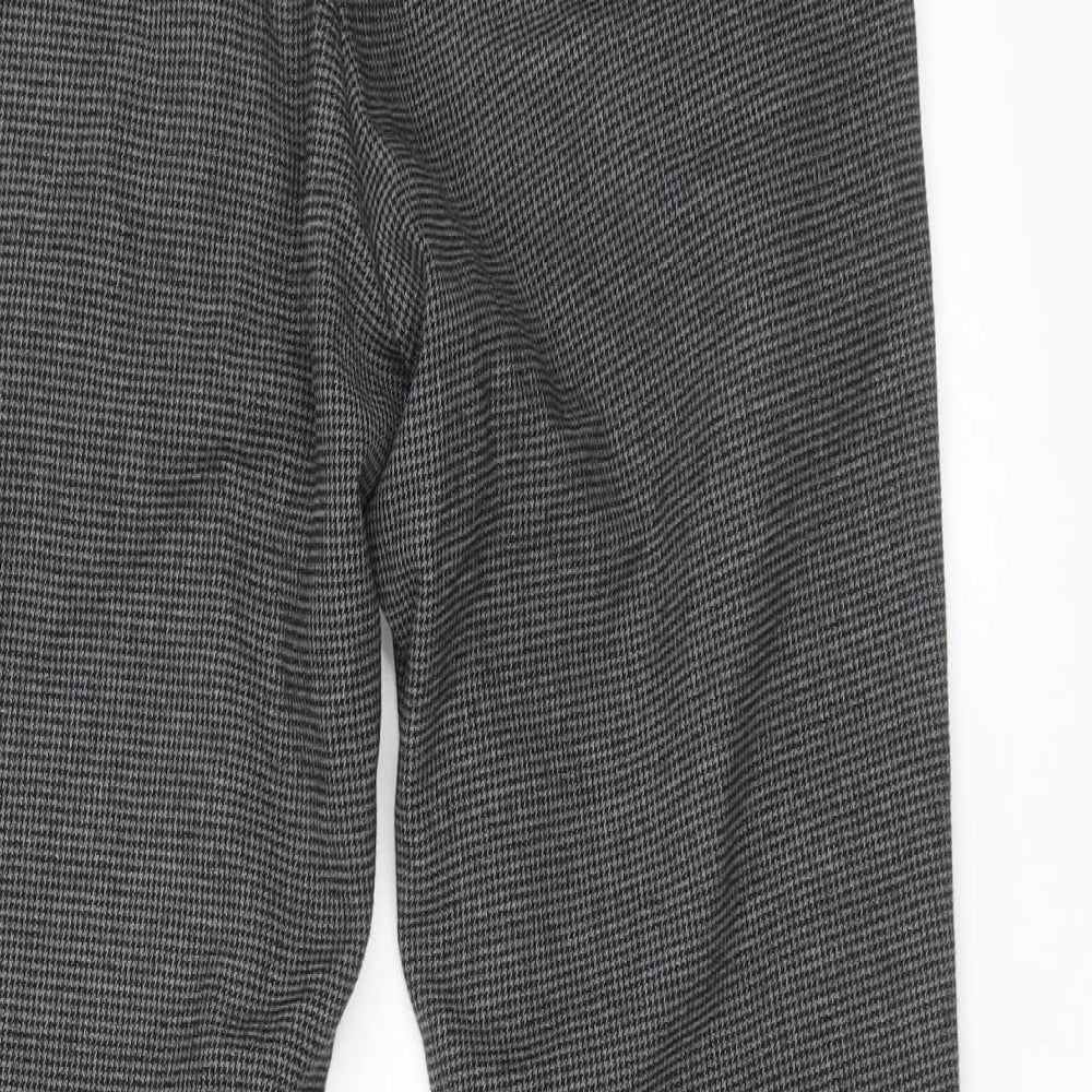 MOSS Mens Grey Check  Trousers  Size 28 L25 in