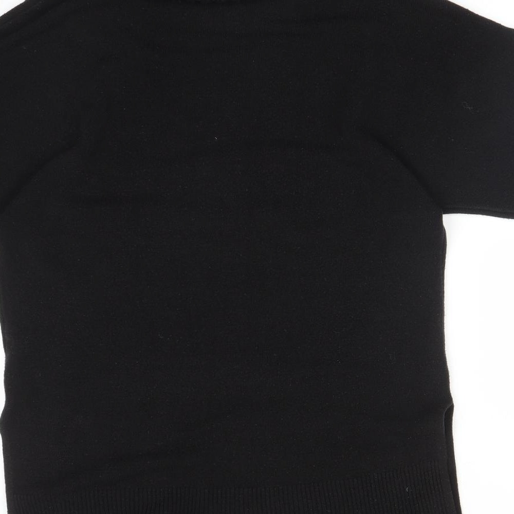 F&F Womens Black   Basic T-Shirt Size 10