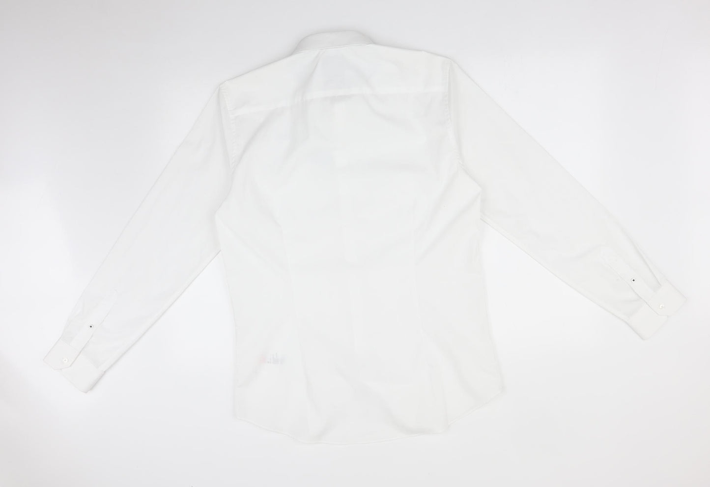 BURTONS Mens White    Dress Shirt Size M