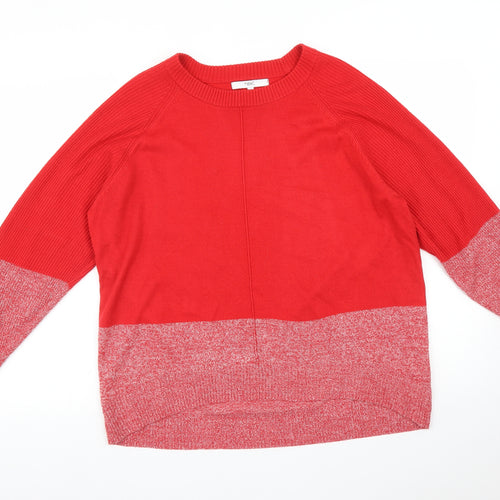 NEXT Womens Red   Pullover Sweatshirt Size M