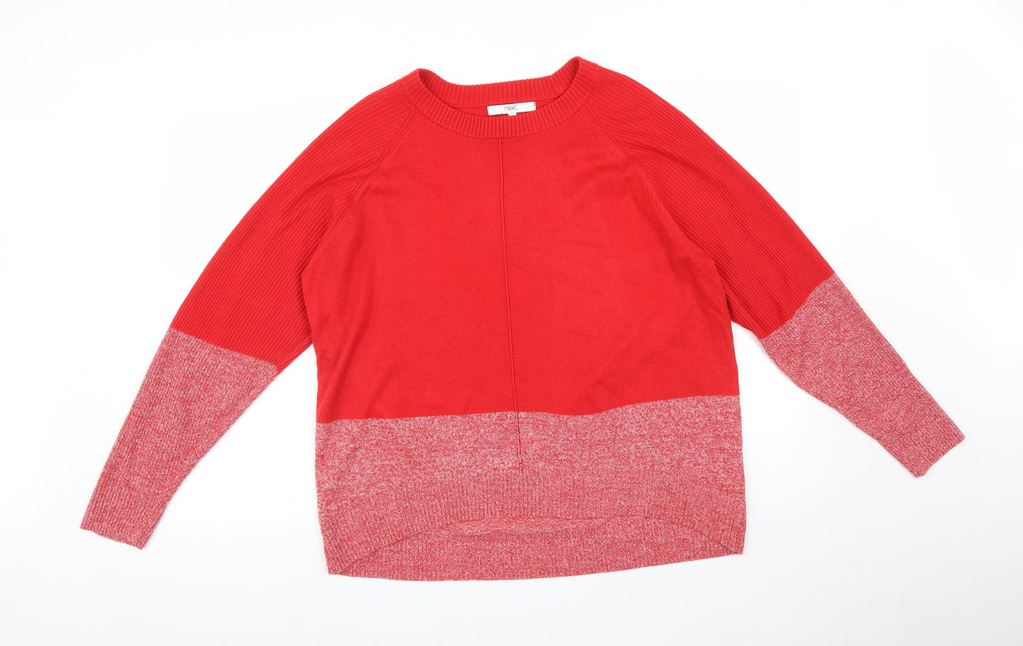 NEXT Womens Red   Pullover Sweatshirt Size M