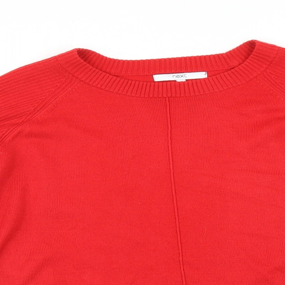 NEXT Womens Red   Pullover Sweatshirt Size M