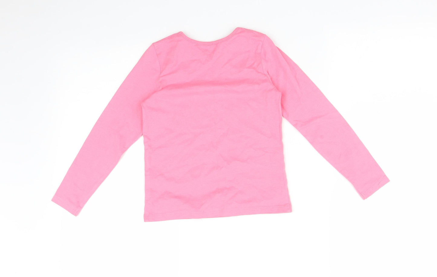 George Girls Pink   Basic T-Shirt Size 5-6 Years