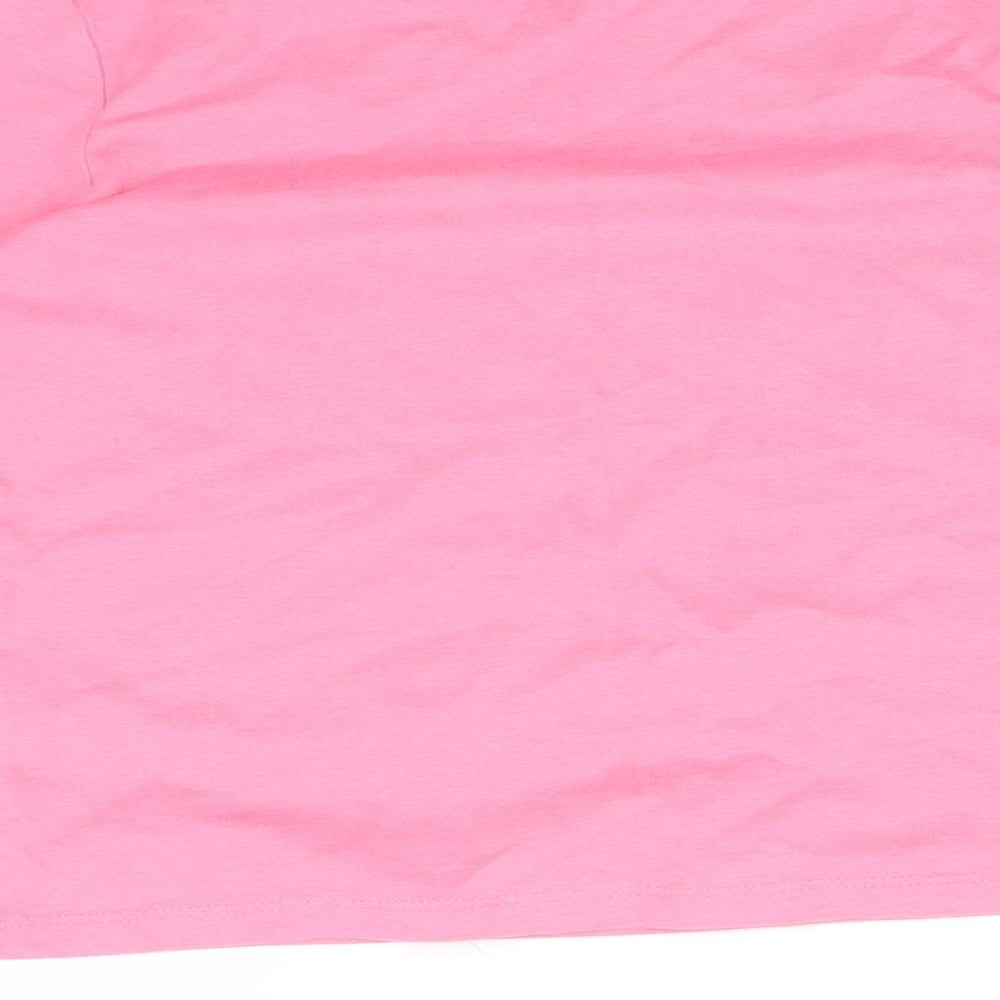 George Girls Pink   Basic T-Shirt Size 5-6 Years