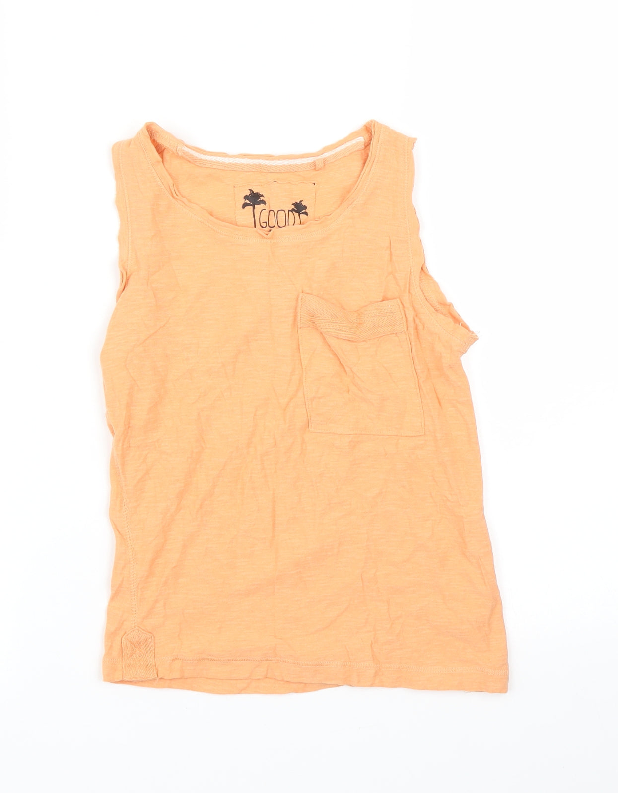 Zara Boys Orange   Basic Tank Size 6 Years