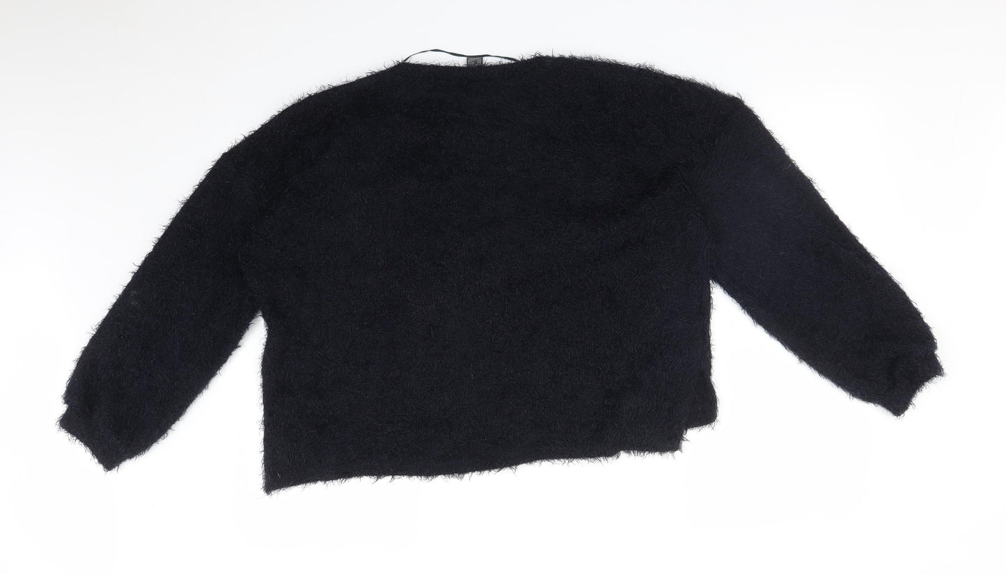 Primark Womens Blue   Pullover Jumper Size M